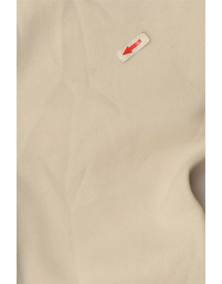 Damskie spodnie dresowe Ellesse UK 14, duże w kolorze złamanej bieli