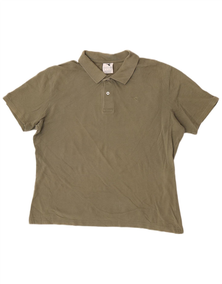 Męska koszulka polo Diadora 2XL khaki