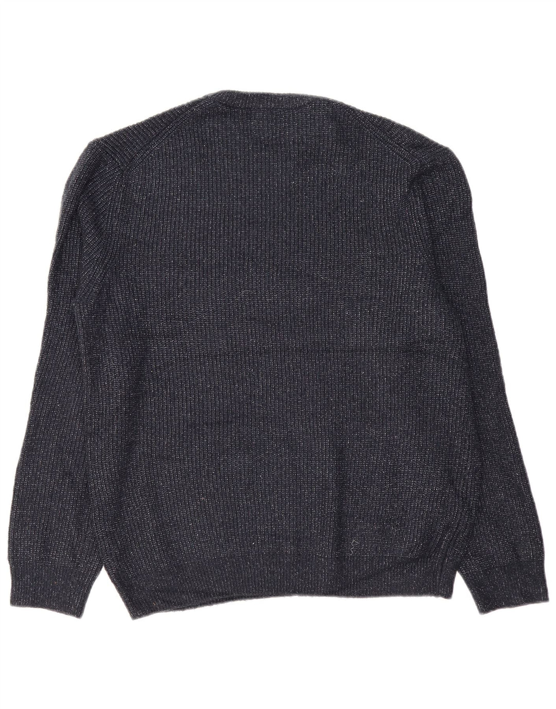 Marks & Spencer Męski sweter z okrągłym dekoltem XL, granatowy, nakrapiany