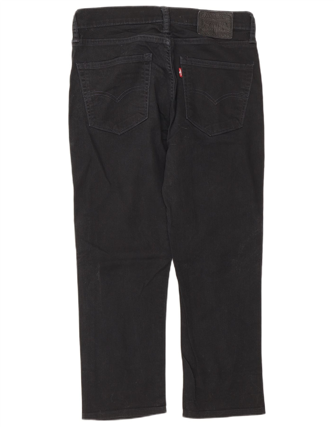 Męskie proste dżinsy Levi's W31 L25, czarna bawełna