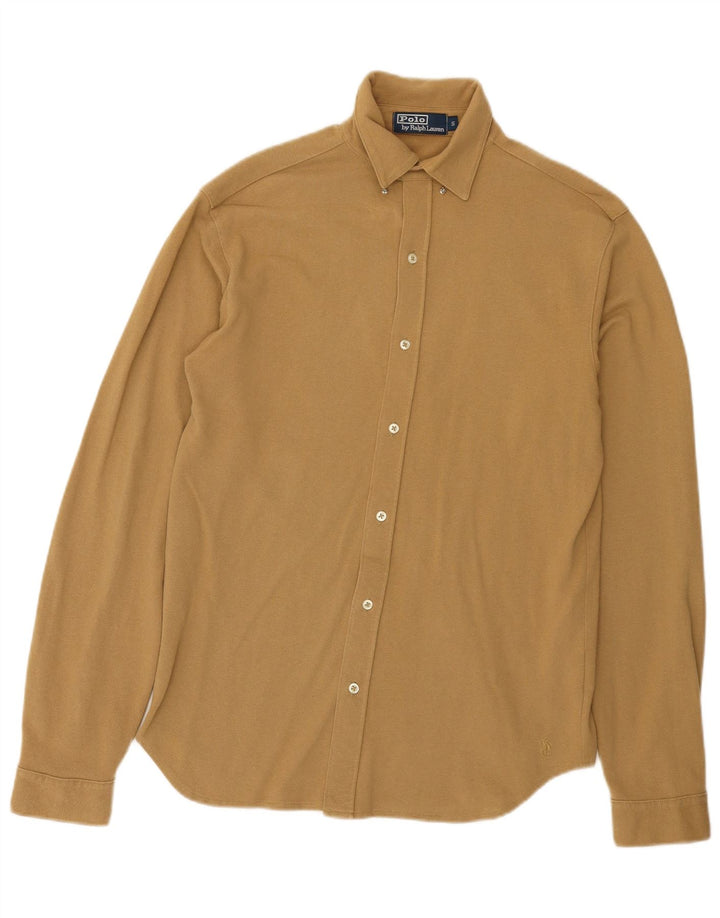 Koszula męska Polo Ralph Lauren, mała, beżowa, bawełniana