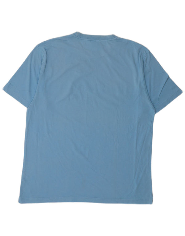 Męska koszulka graficzna Ellesse Top UK 48/50 2XL Niebieska bawełna