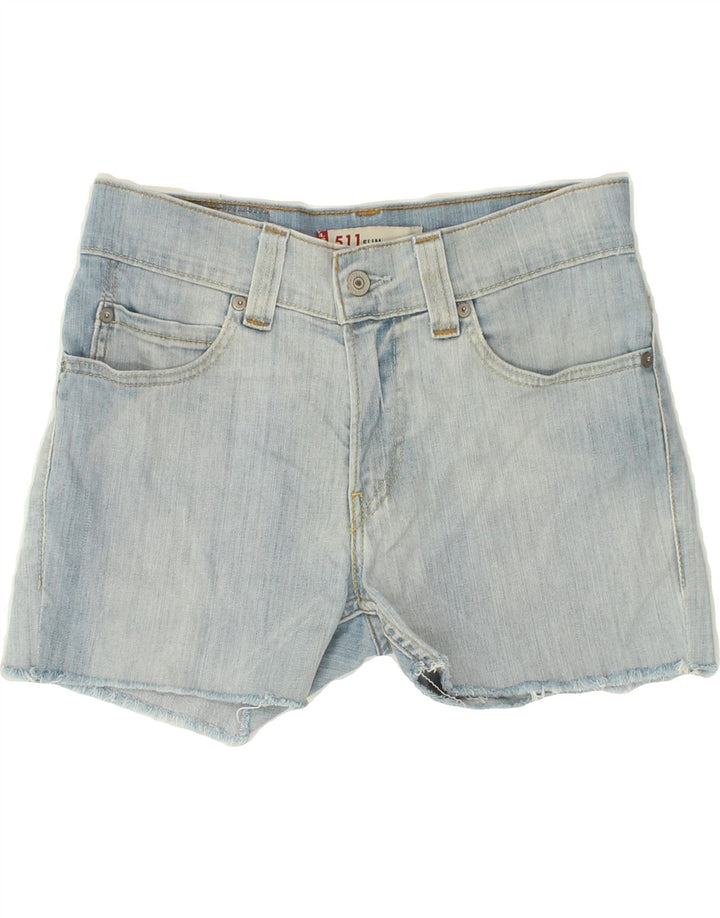 LEVI'S Womens 511 Denim Shorts W30 Medium Blue Cotton Vintage Levi's and Second-Hand Levi's from Messina Hembry 