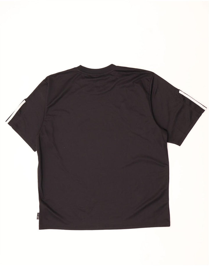Adidas Męska koszulka Climalite Graphic Top XL Czarny poliester