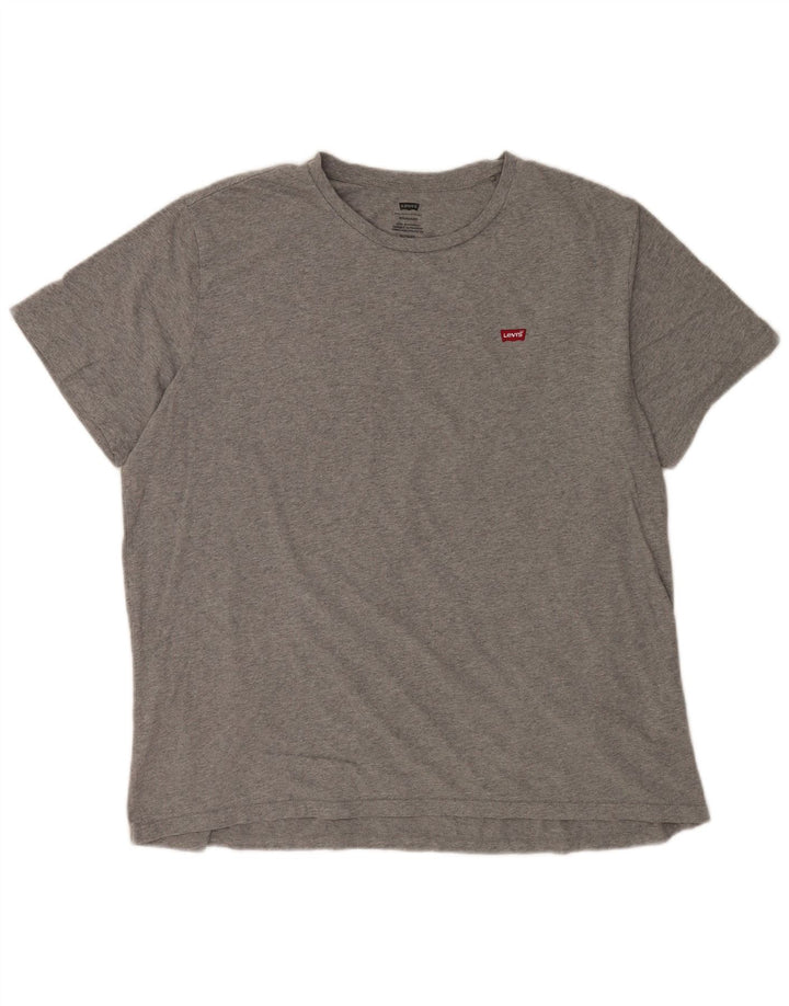 Męska standardowa koszulka Levi's Top XL, szara bawełna