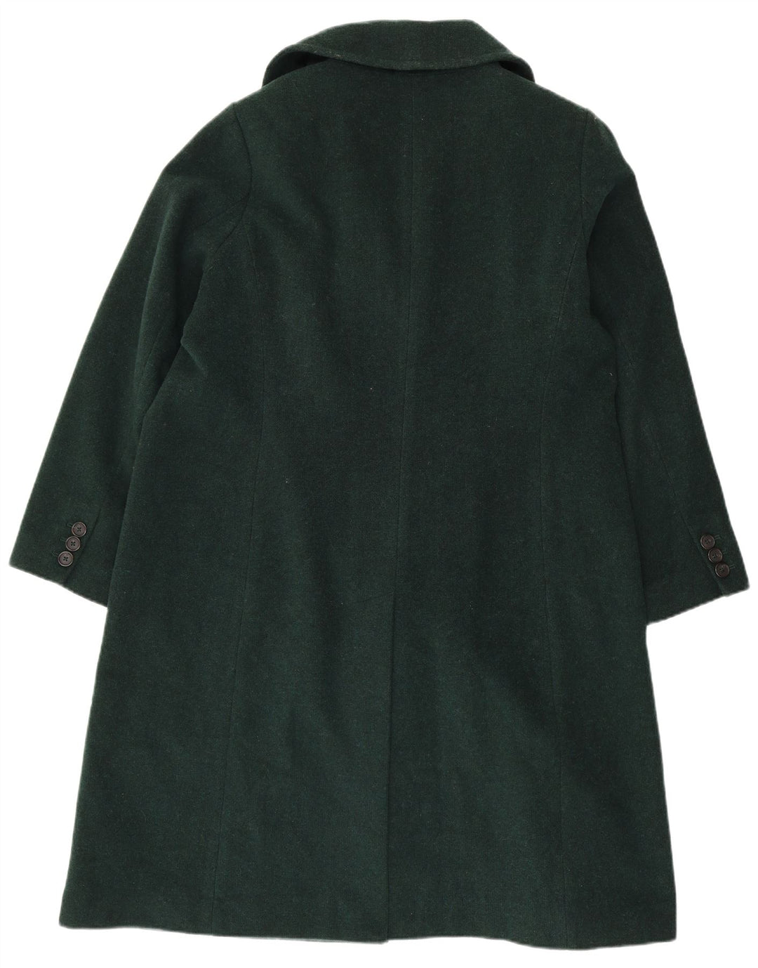 Marks & Spencer Damski płaszcz dwurzędowy UK 20 2XL Zielona wełna