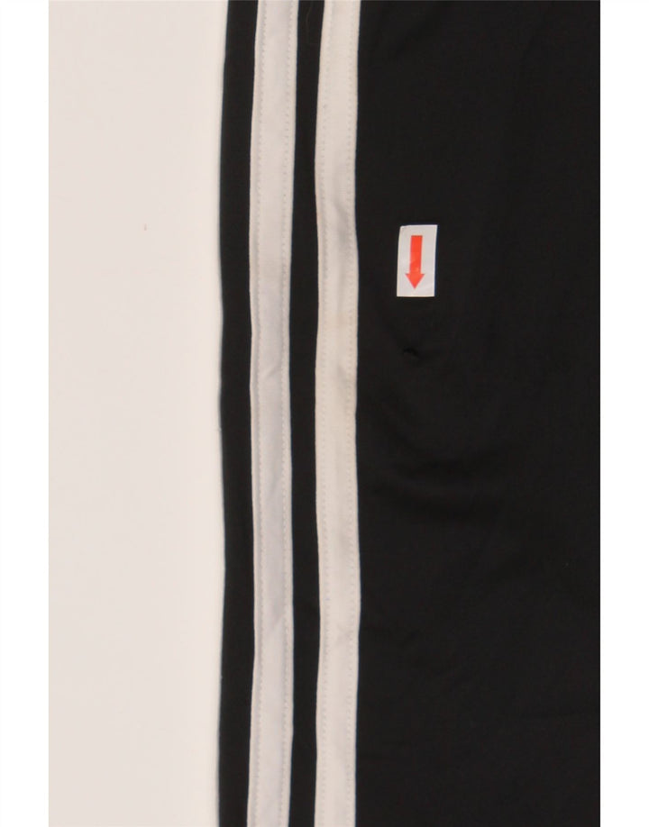 ADIDAS Girls Leggings 13-14 Years Large Black Polyester Vintage Adidas and Second-Hand Adidas from Messina Hembry 