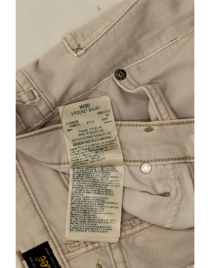 Męskie spodenki jeansowe Lee W30 w kolorze średniego beżu, bawełniane