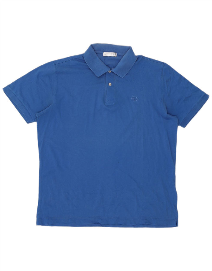 Męska koszulka polo XL Sergio Tacchini Milano w kolorze niebieskim