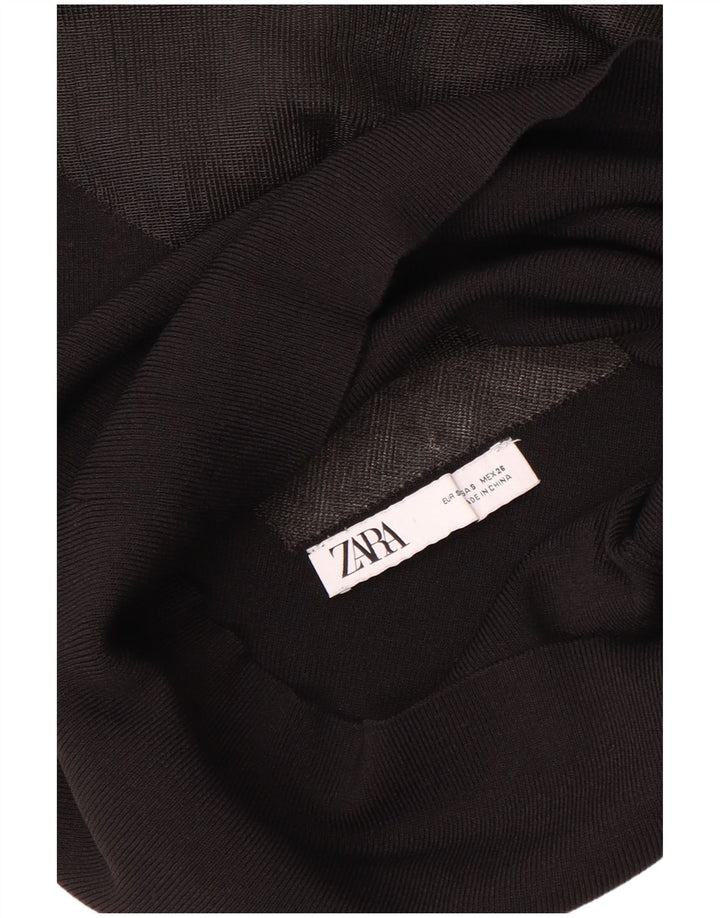 Damska prześwitująca bluzka Zara UK 8 Small Black
