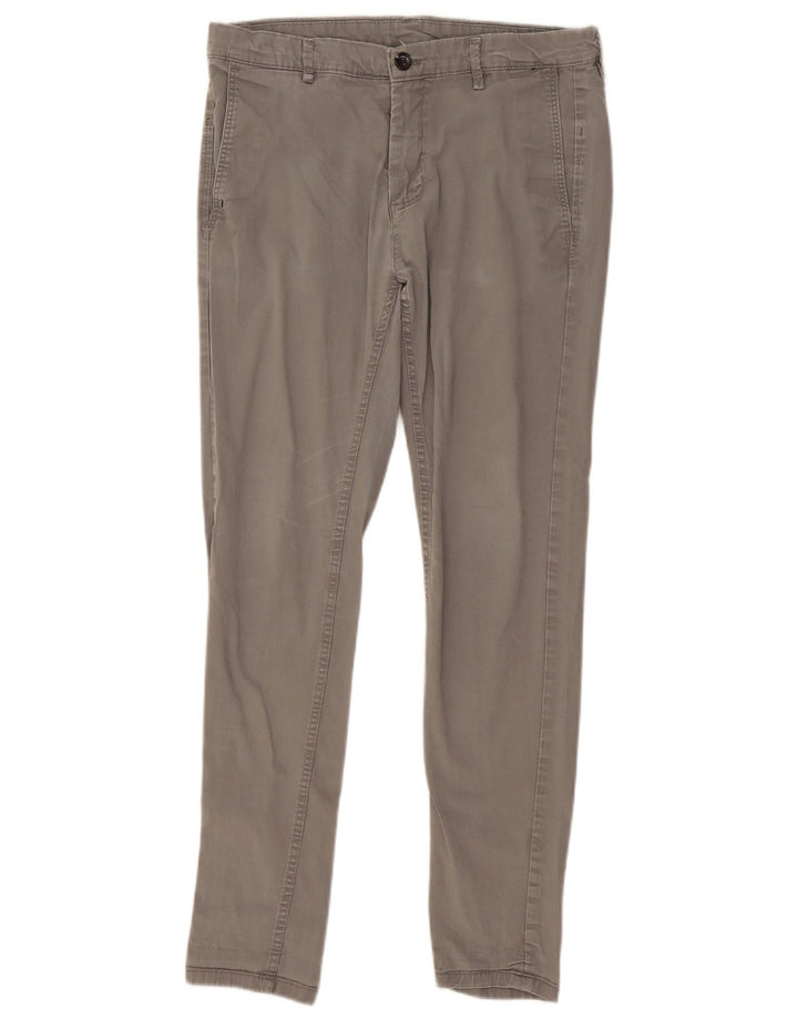 Męskie spodnie chino Zara EU 40 Medium W31 L29 szare