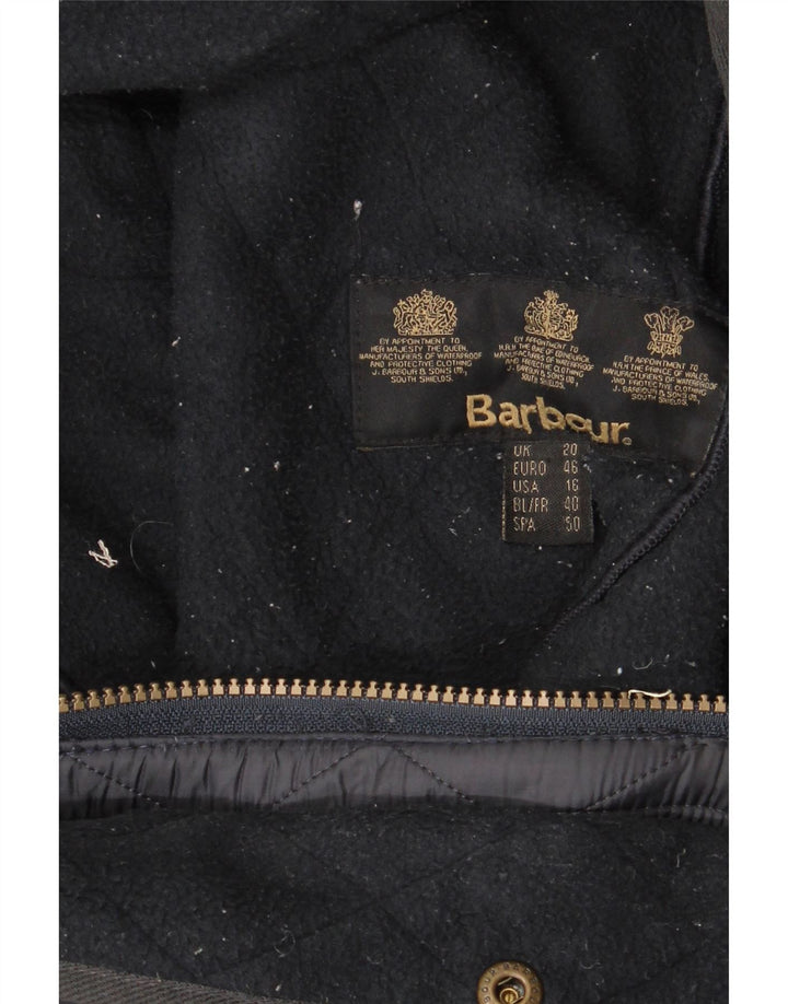 Kurtka damska pikowana Barbour UK 20 2XL granatowa