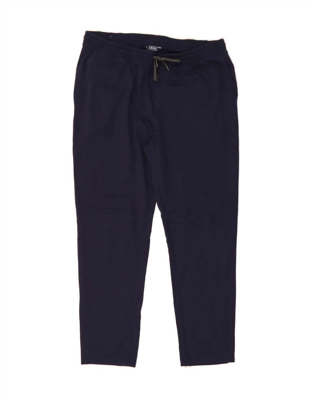 IZOD Mens Tracksuit Trousers Large Navy Blue Cotton Vintage Izod and Second-Hand Izod from Messina Hembry 