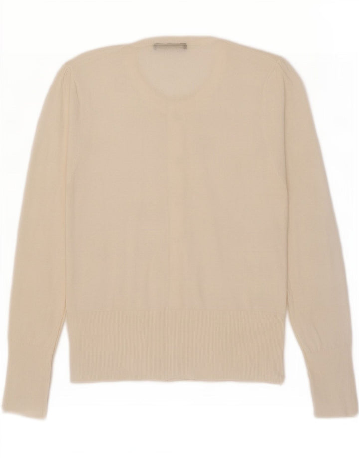 Sweter damski Oasis UK 12, średni biały