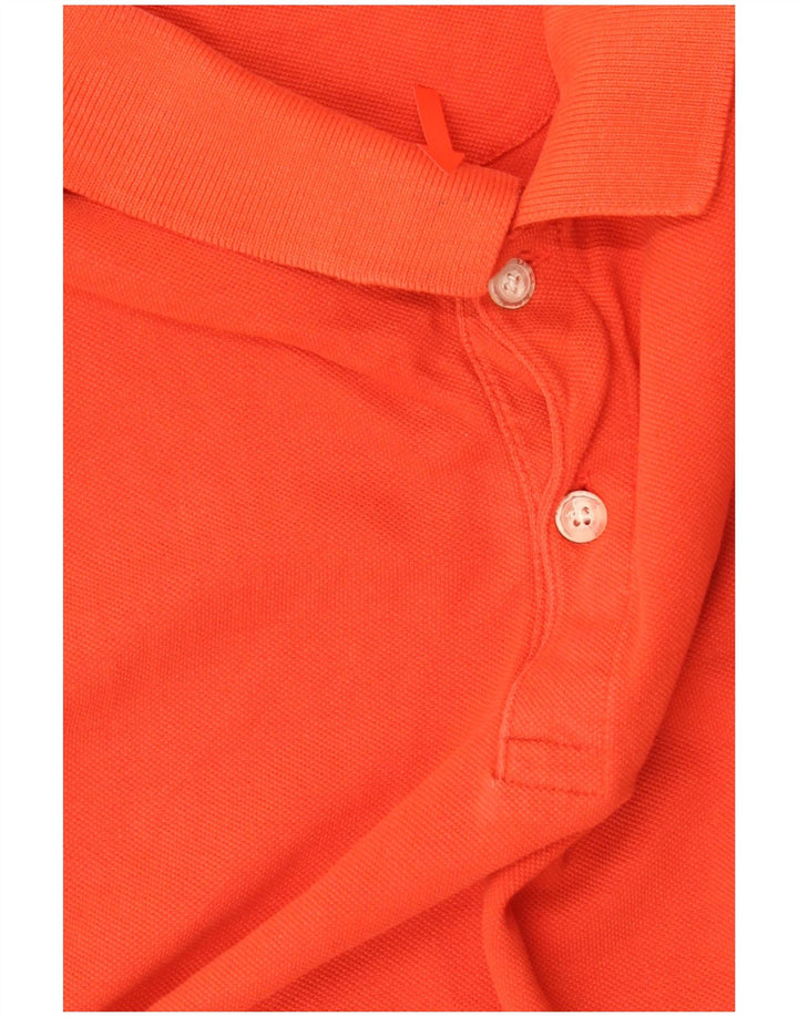 Męska koszulka polo DKNY z grafiką, 2XL, pomarańczowa, bawełniana