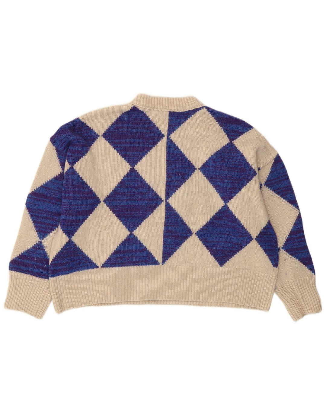 Whistle damski sweter z okrągłym dekoltem, UK 10, mała, beżowa wełna