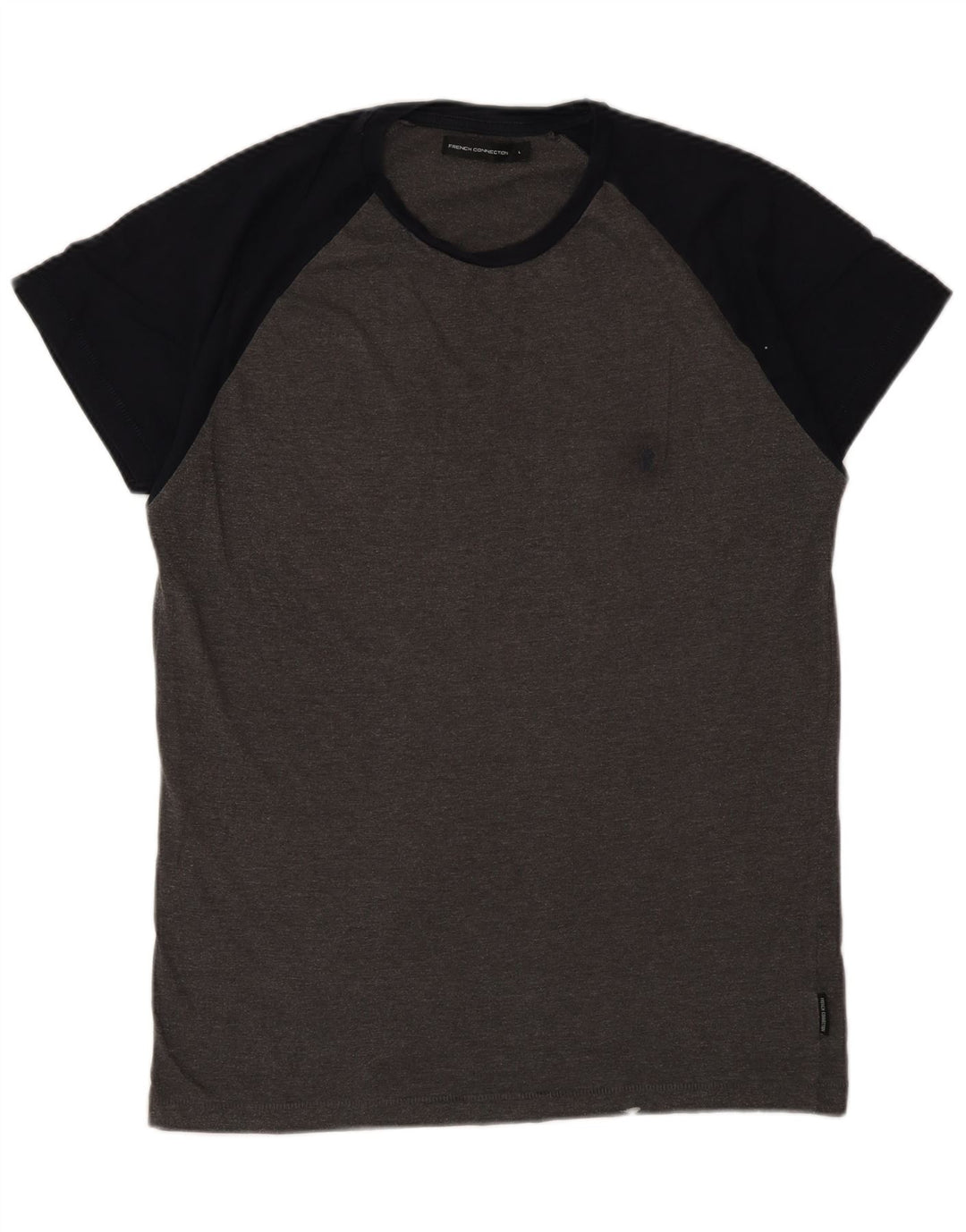 Męska koszulka T-shirt o regularnym kroju French Connection, duża, szara