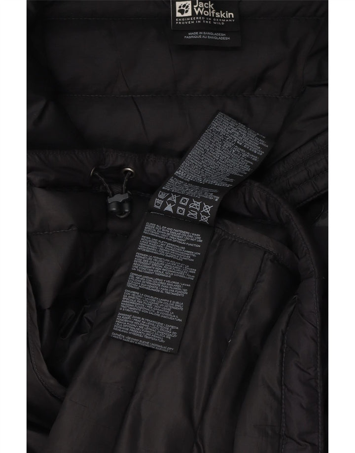 Męska ocieplana kurtka Jack Wolfskin UK 42 XL, czarny poliester