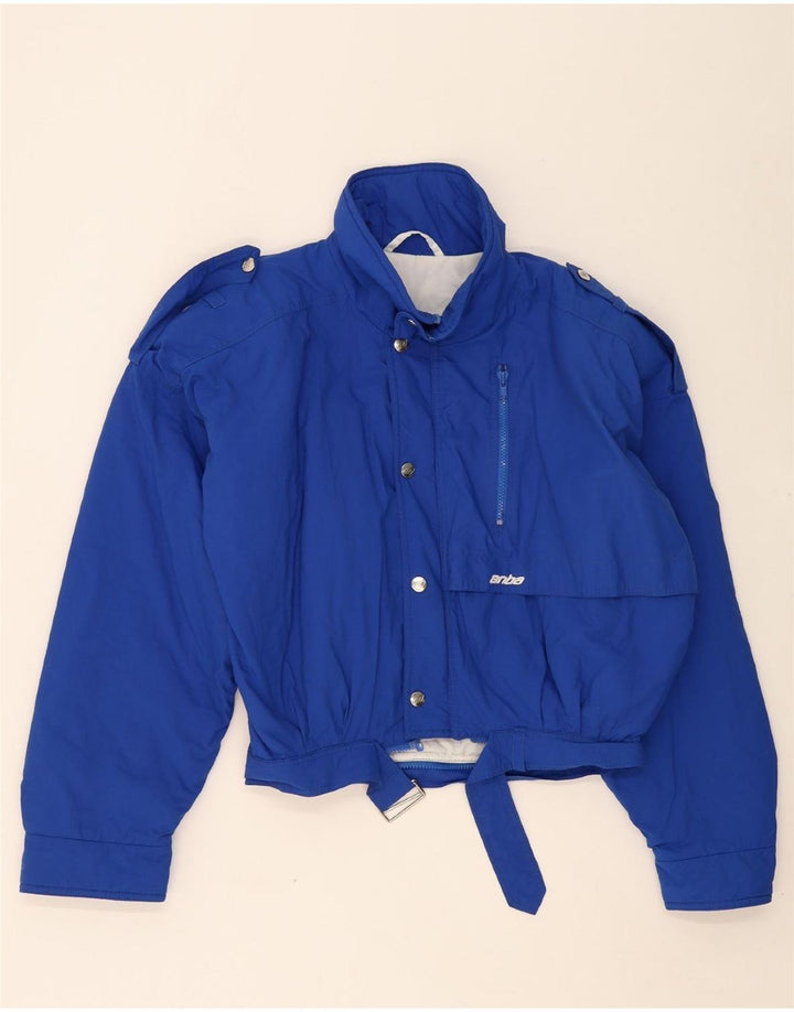 ANBA Womens Oversized Ski Jacket IT 50 XL Blue Polyamide Vintage Anba and Second-Hand Anba from Messina Hembry 