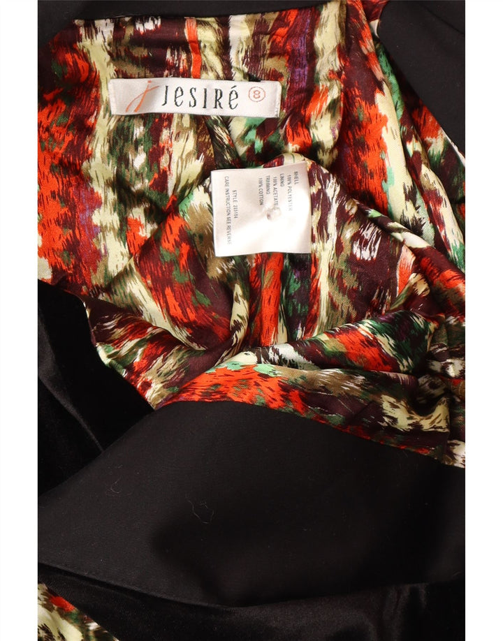 Damska marynarka z podwójnymi piersiami Jesire UK 8, mały, czarny poliester