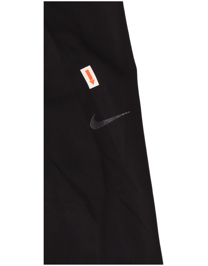 Damskie legginsy Nike Dri Fit Graphic UK 12, średnie, czarne, poliestrowe, sportowe