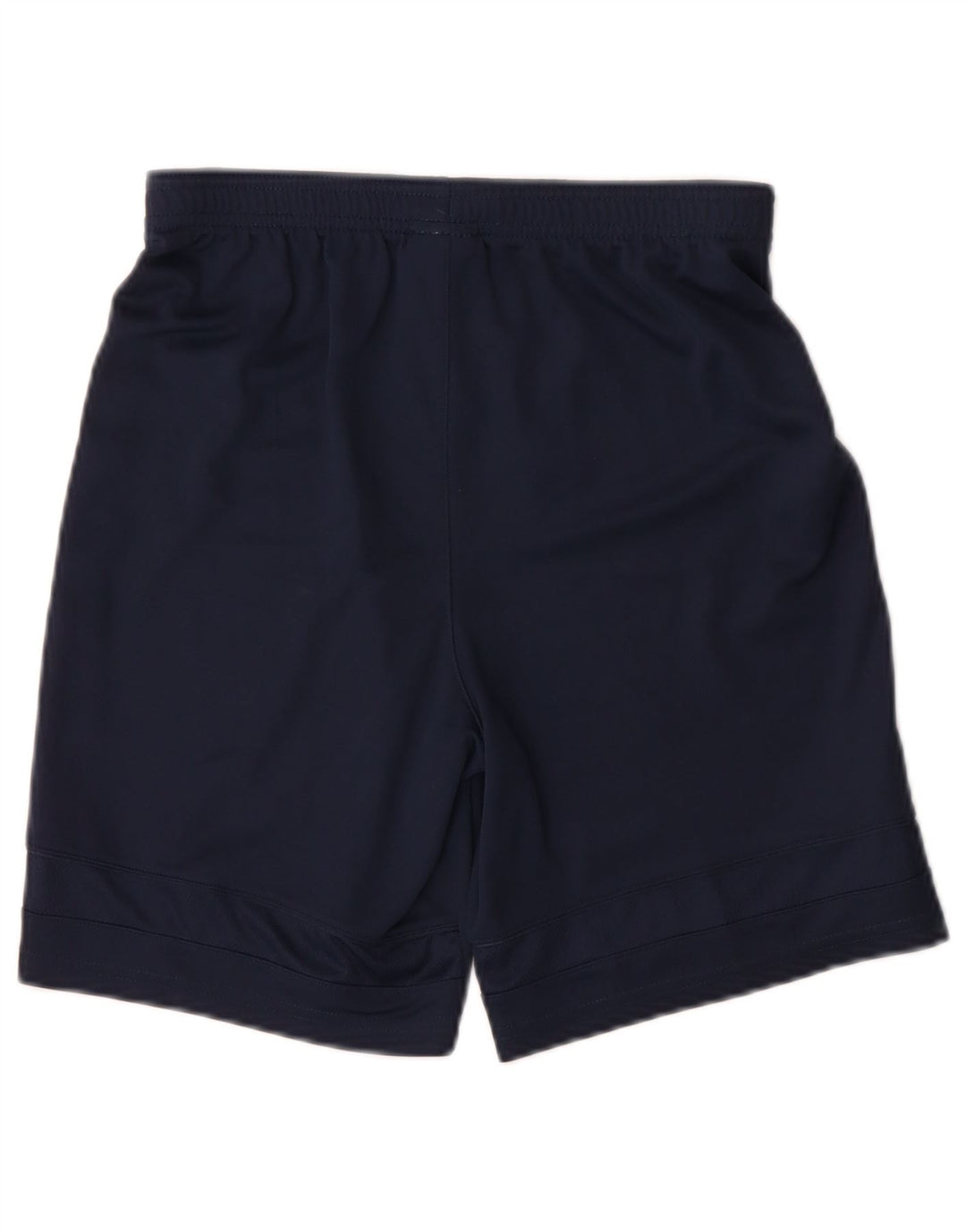 NIKE Boys Dri Fit Sport Shorts 12-13 Years Large Navy Blue Polyester