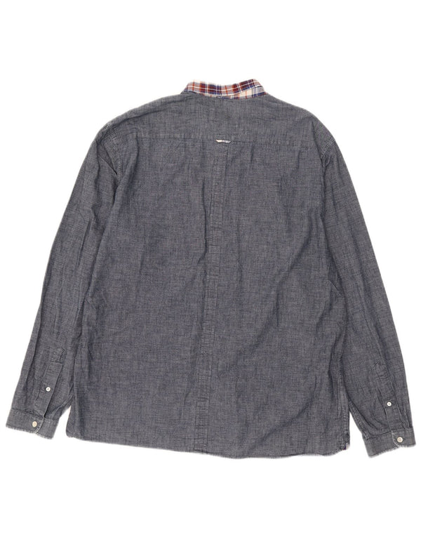 Koszula męska Slim Fit Fred Perry XL, granatowa