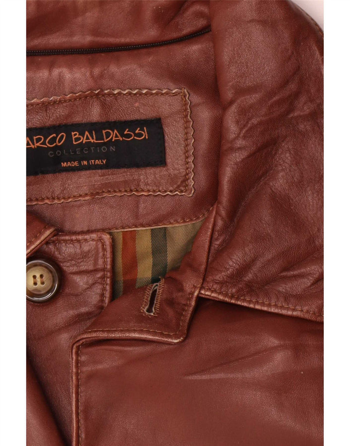 Płaszcz męski Marco Baldassari UK 42 XL brązowy