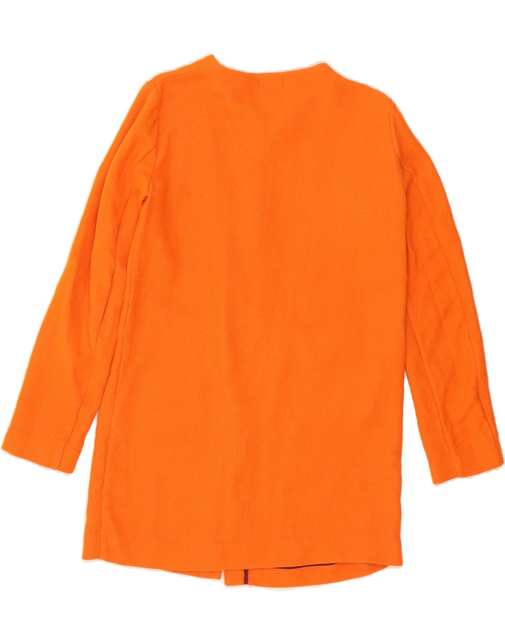 BENETTON Womens Overcoat UK 14 Medium Orange Vintage Benetton and Second-Hand Benetton from Messina Hembry 