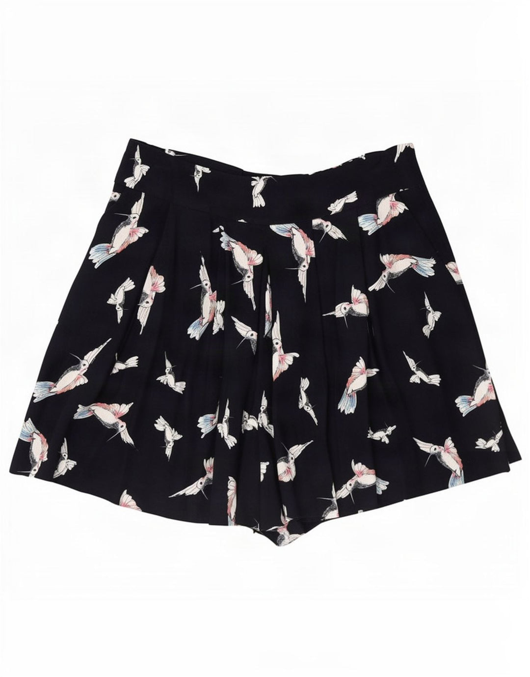 Damskie szorty Zara Graphic Pegged Casual, średnie W28, granatowe