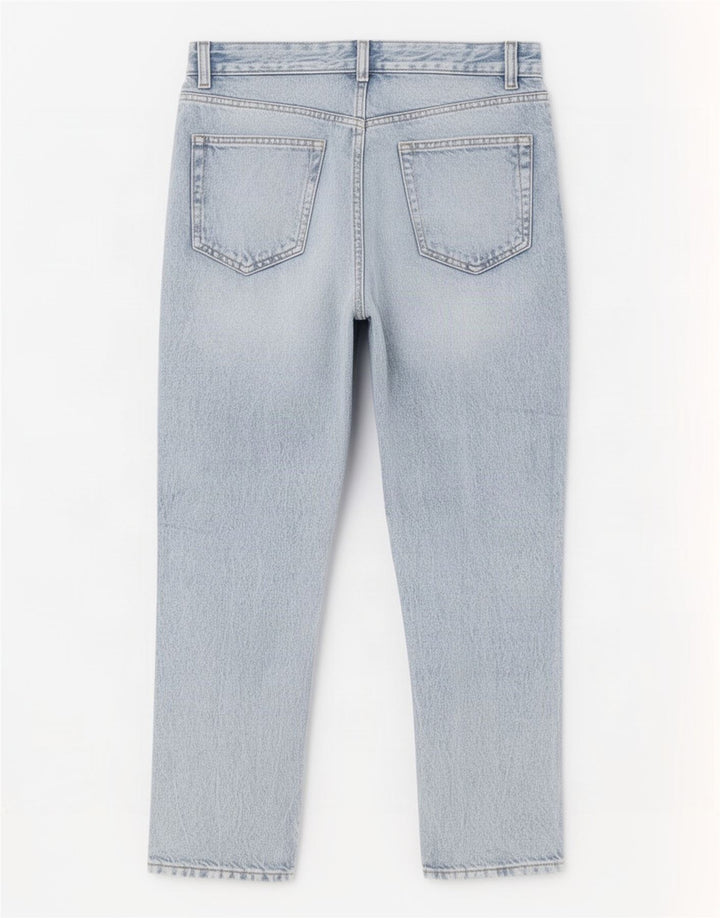 Damskie jeansy Zara w trudnej sytuacji, proste EU 36 XS W29 L26 niebieskie