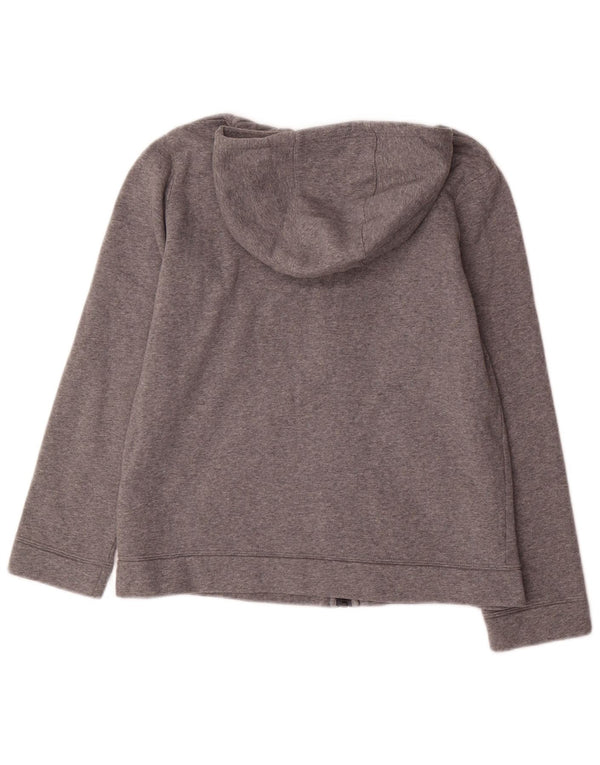 Chłopięcy sweter z kapturem i zamkiem NIKE, 13-14 lat, XL, szara bawełna