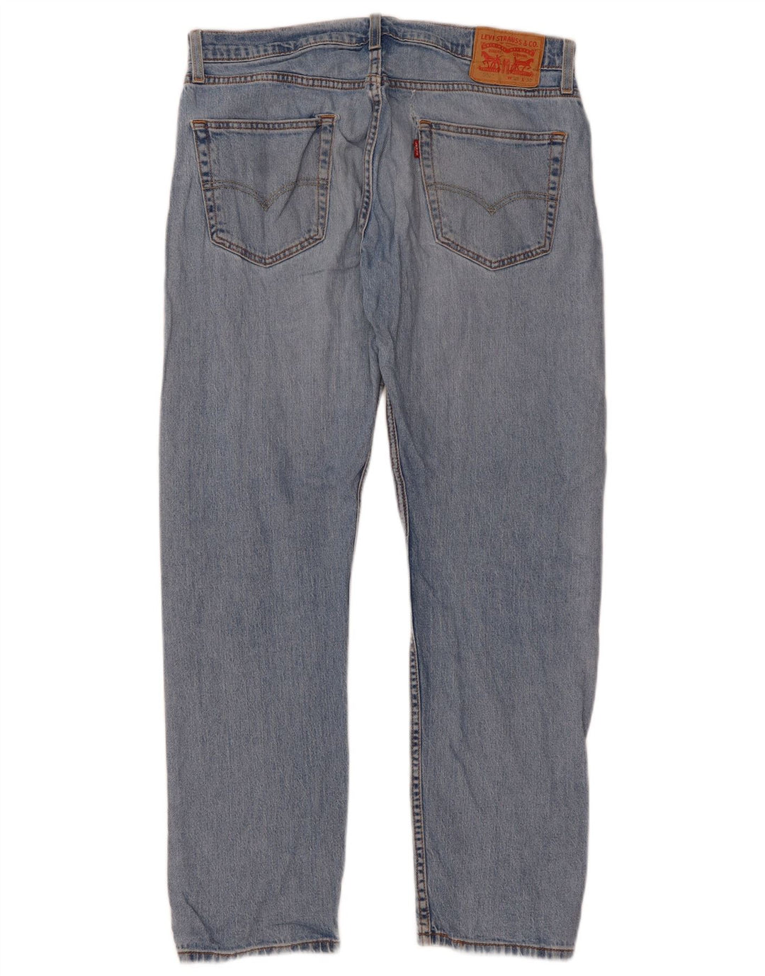 Męskie jeansy Levi's 502 Straight W33 L32 Niebieskie bawełniane