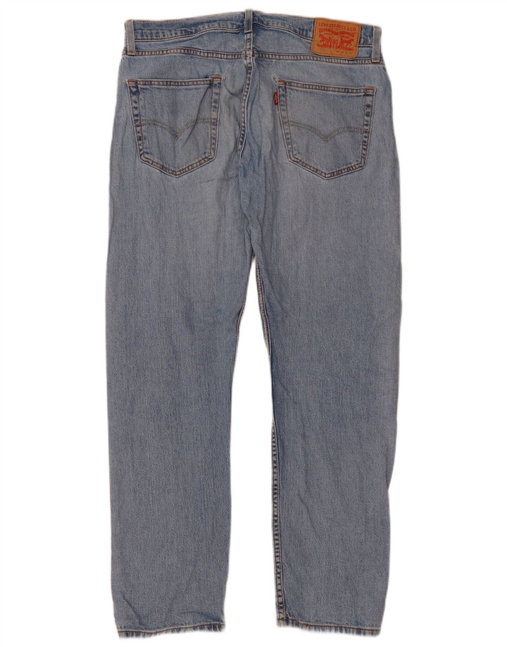Męskie jeansy Levi's 502 Straight W33 L32 Niebieskie bawełniane