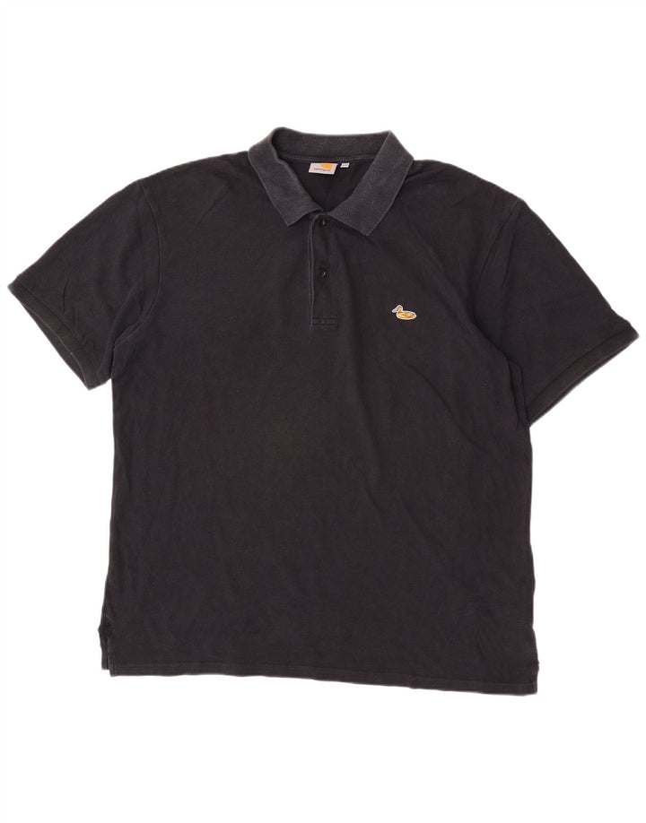 Męska koszulka polo Carhartt 2XL, czarna, bawełniana