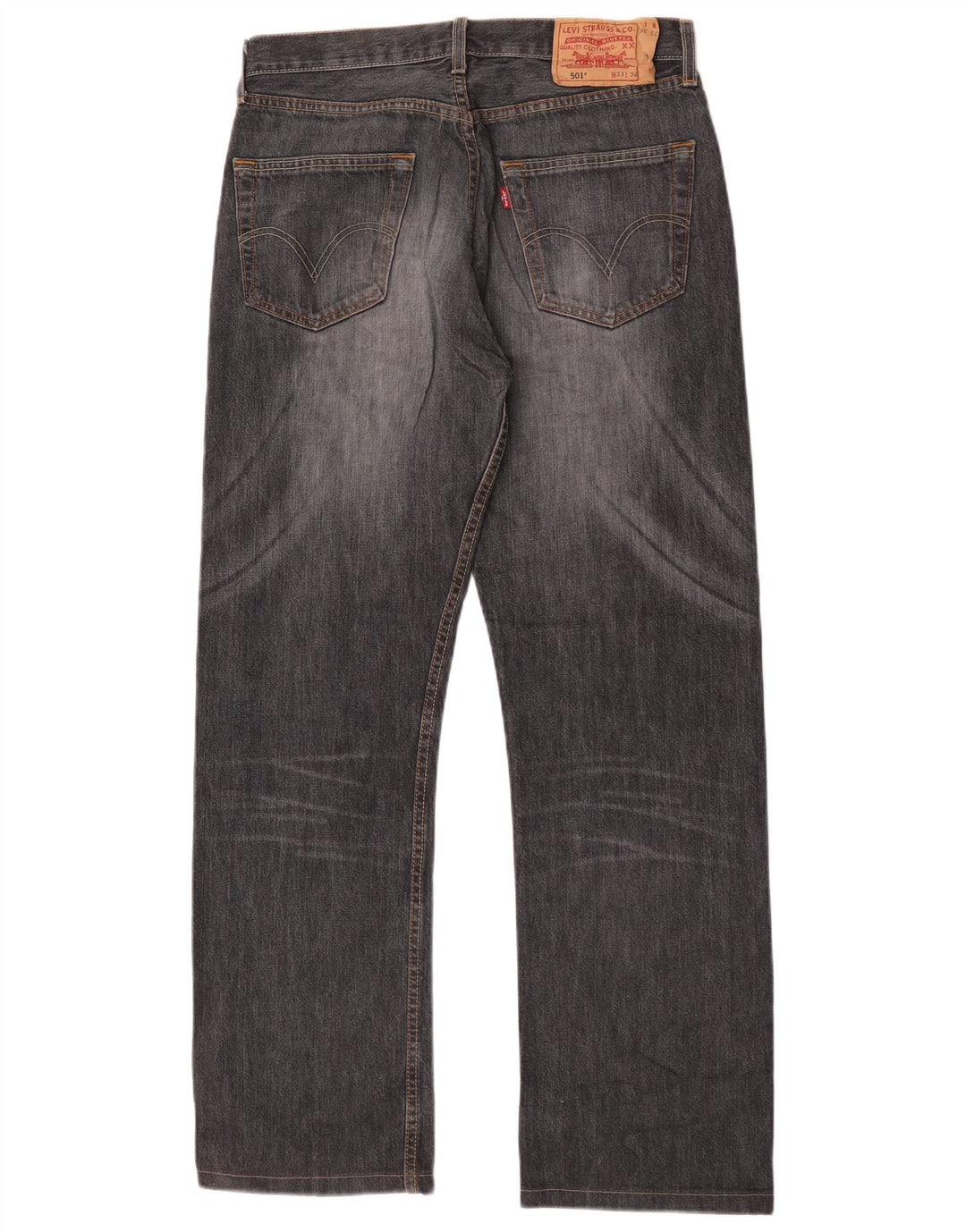 Męskie jeansy Levi's 501 Straight W33 L30 Szare