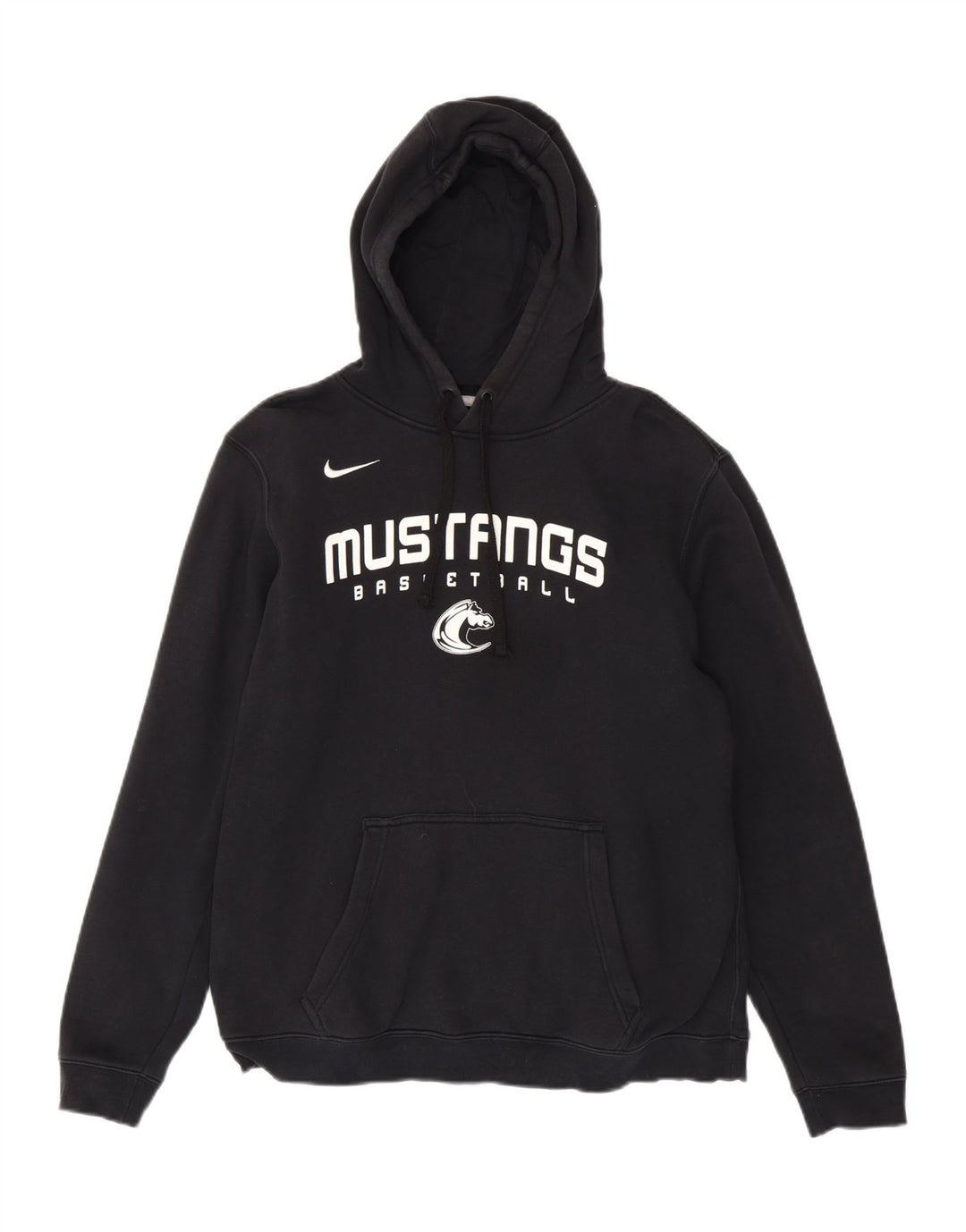 Męska bluza z kapturem Nike Mustangs Graphic, średnia czarna