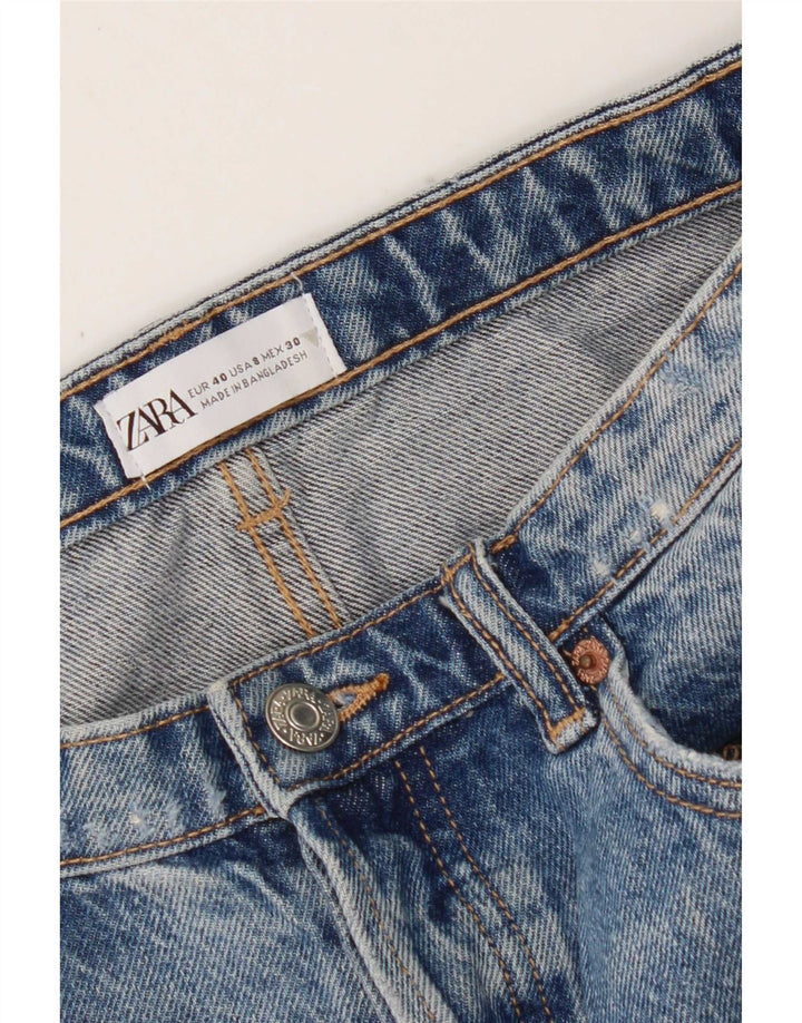 Damskie spodenki jeansowe Zara w trudnej sytuacji EU 40 średnie W30 niebieskie
