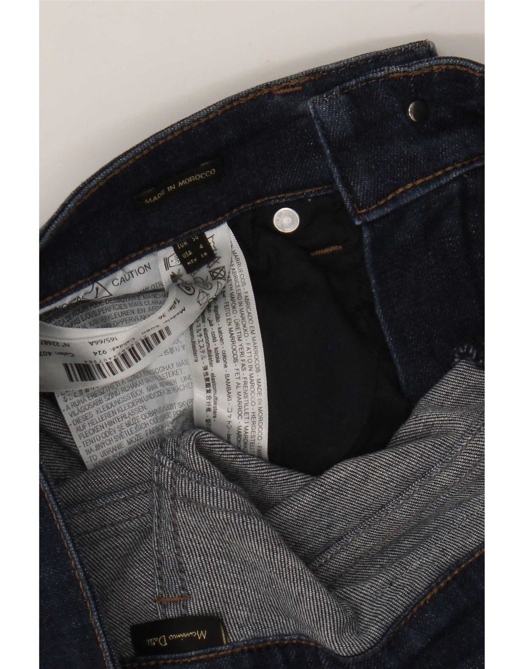 Damskie jeansy rozkloszowane Massimo Dutti US 4 W26 L33 Niebieskie bawełniane