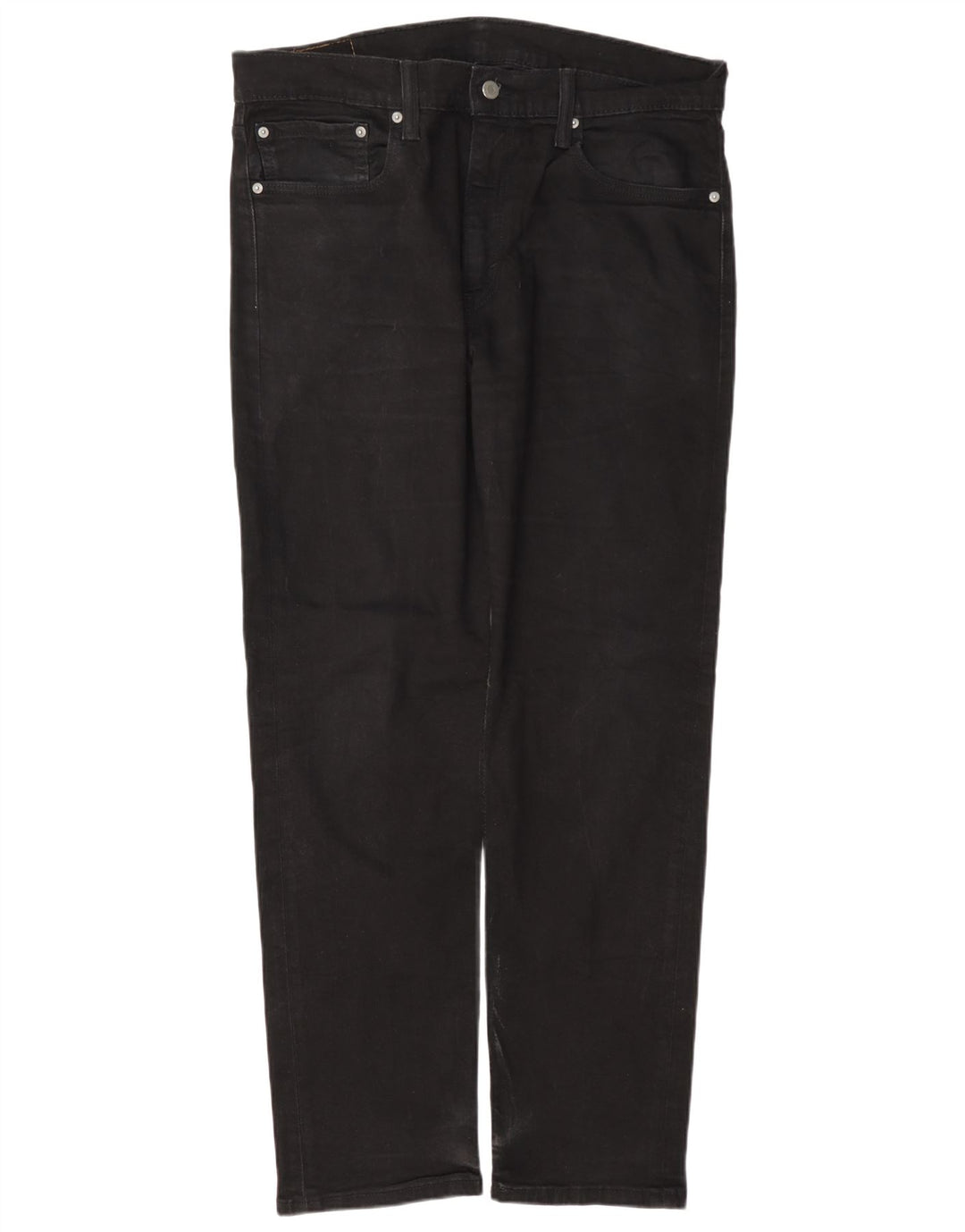 Męskie jeansy Levi's 502 Tapered W36 L32 Czarna bawełna