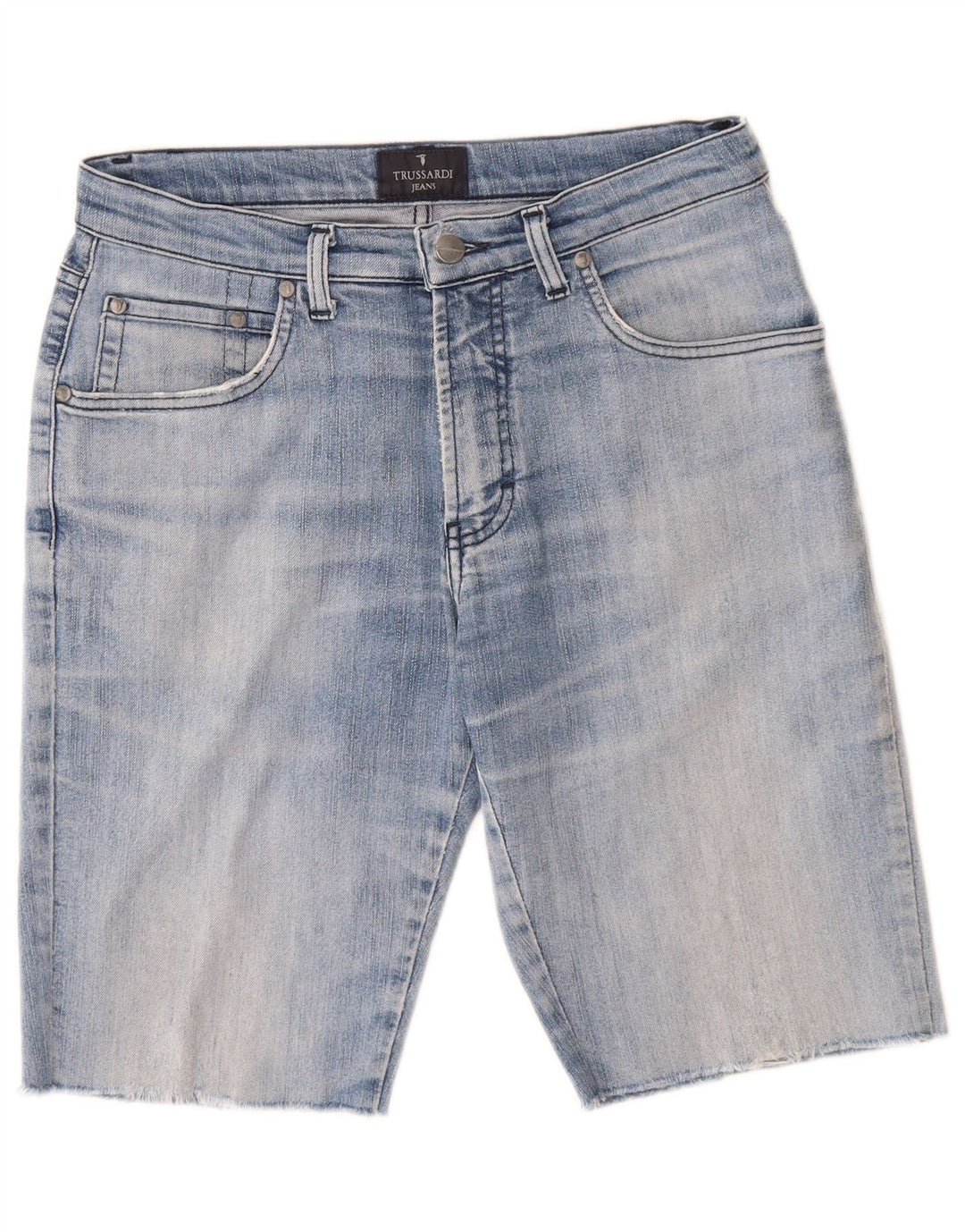 Męskie spodenki jeansowe Trussardi W30 Średni niebieski, bawełniany
