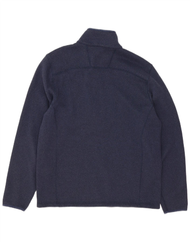Męski sweter z zamkiem błyskawicznym The North Face, średni granatowy poliester
