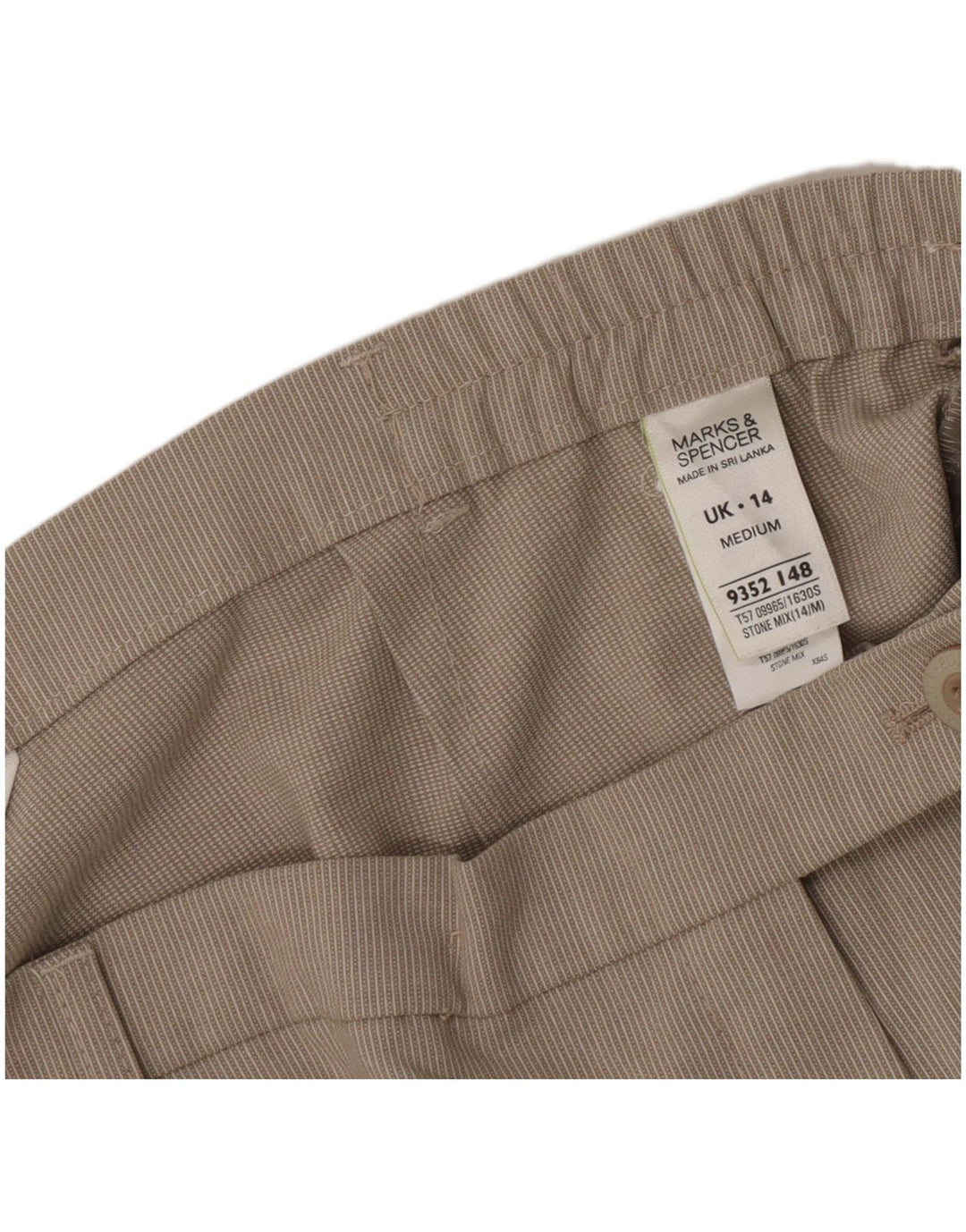 Damskie spodnie garniturowe Marks & Spencer UK 14 Medium W32 L28 Szare