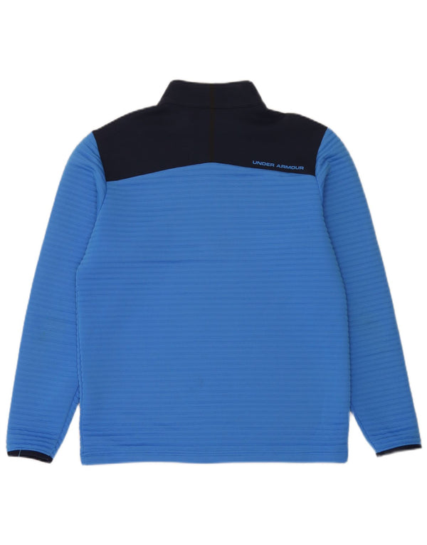 Męski dres Under Armour Cold Gear z pulowerem w kolorze średnioniebieskim
