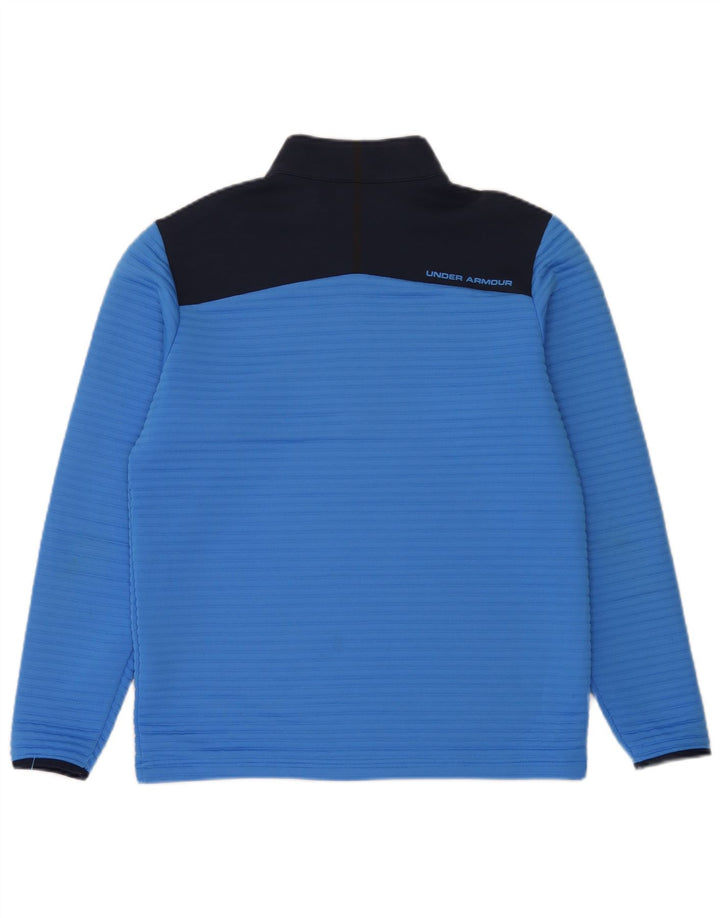 Męski dres Under Armour Cold Gear z pulowerem w kolorze średnioniebieskim