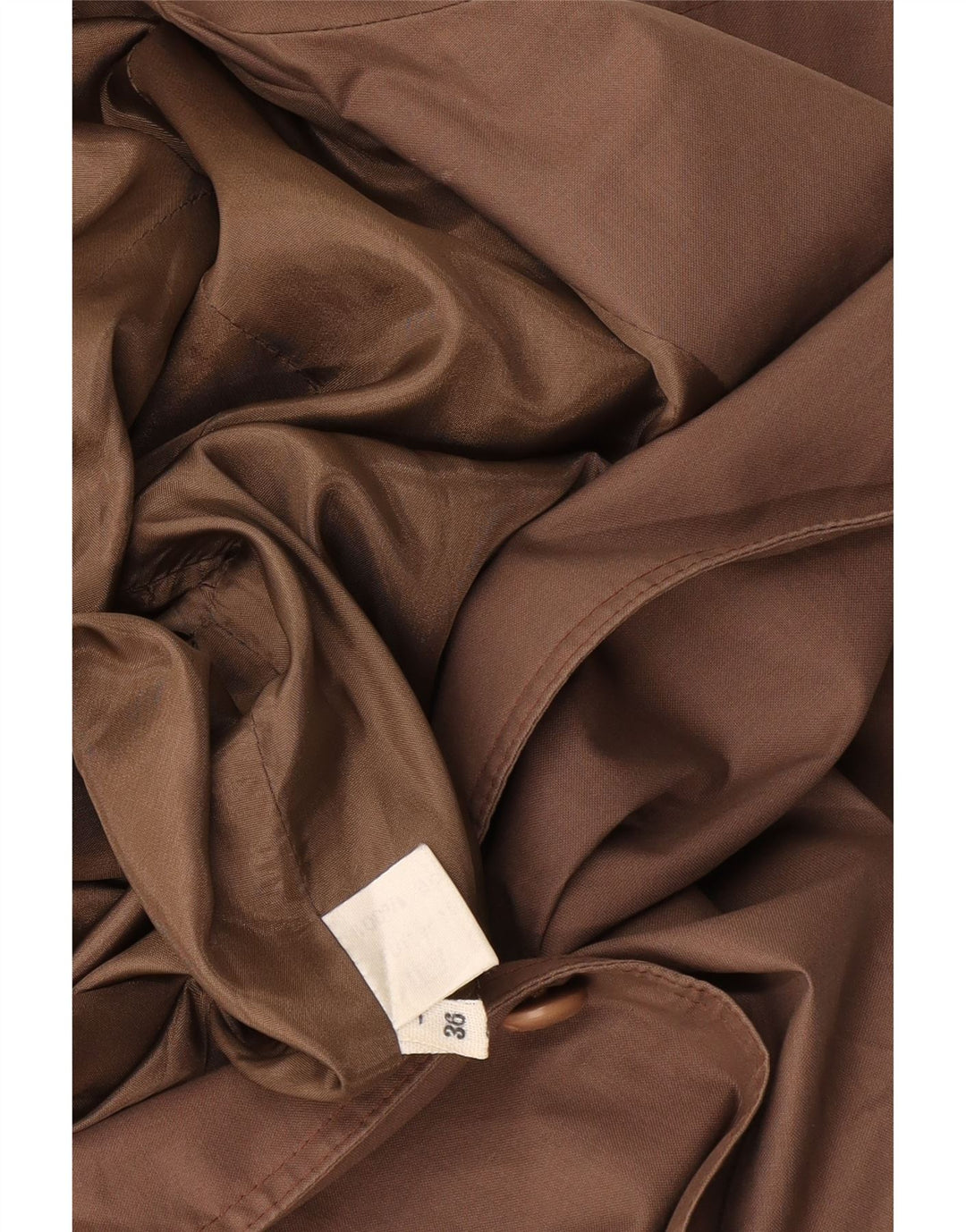 Vintage damski trencz oversize EU 36, mały, beżowy, bawełniany