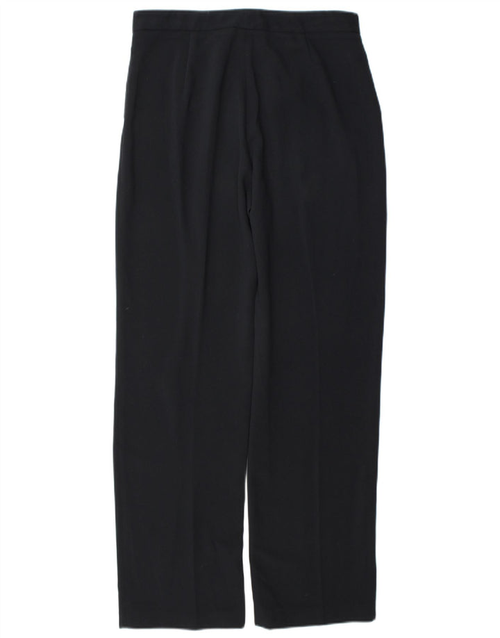 Damskie proste spodnie garniturowe Zara EU 40 Medium W30 L31 Granatowy poliester