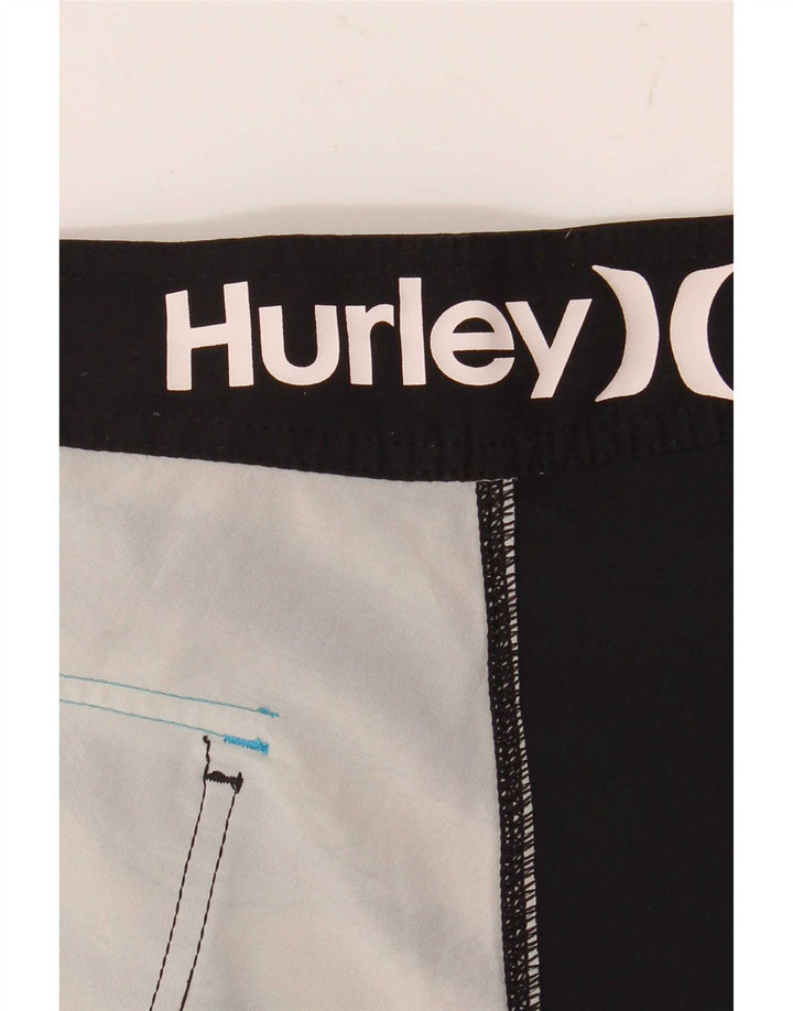Męskie spodenki kąpielowe Hurley Graphic, średnie czarne paski