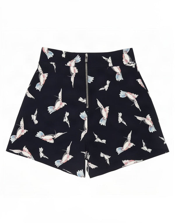 Damskie szorty Zara Graphic Pegged Casual, średnie W28, granatowe
