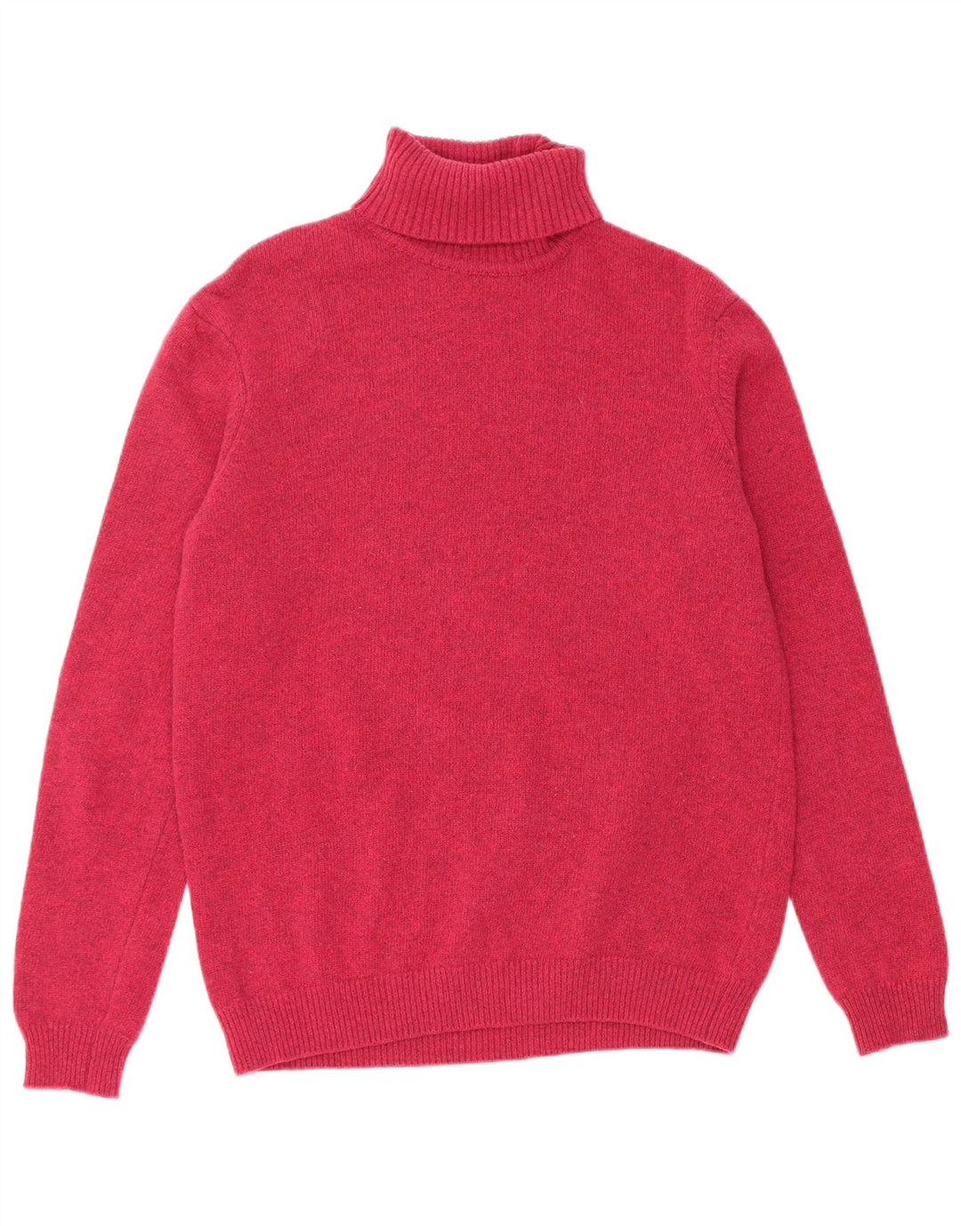 Damski sweter WoolOvers z wywijanym dekoltem UK 16, duży, różowy, nowa wełna